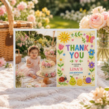 Sunny Garden 2nd Birthday Floral Picnic Party
