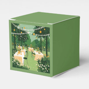 Sunny Garden Graduation Party Celebration Favour Box