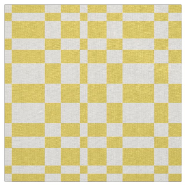 Sunny Geometric Retro Grid Fabric (Swatch)