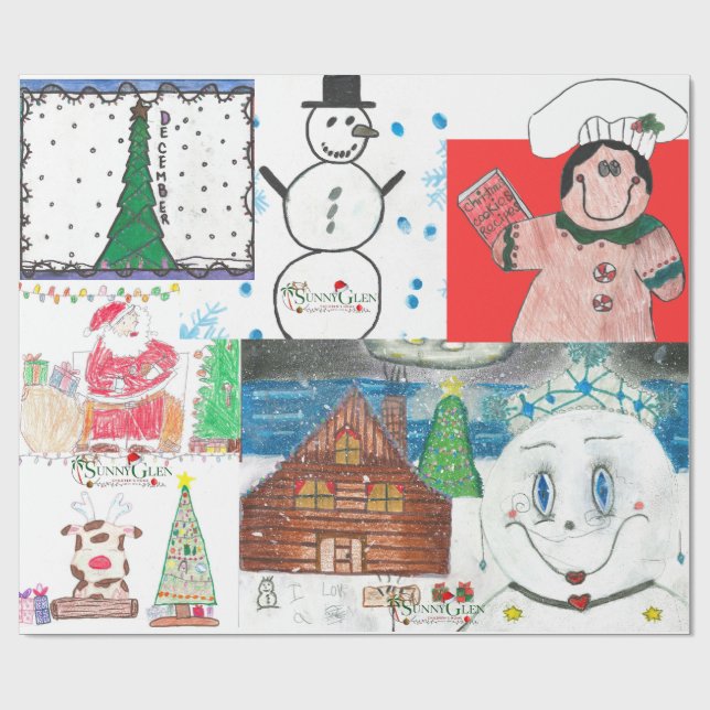 Sunny Glen Wrapping Paper (Flat)