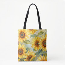 Sunny Glow Sunflower Tote Bag