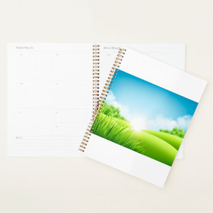 Sunny Green Field Landscape Planner