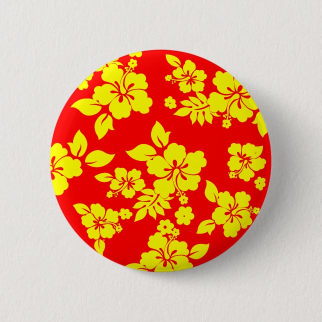 Sunny Hawaiian 6 Cm Round Badge (Front)