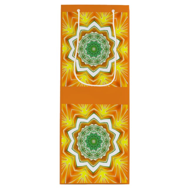 Sunny Haze, Personalised Wine Gift Bag (Front)