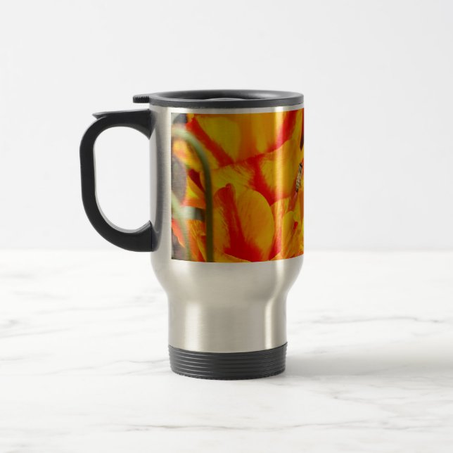 Sunny Honey Bee  Travel Mug (Left)