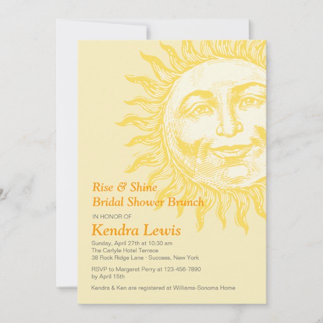 Sunny Invitation (Front)