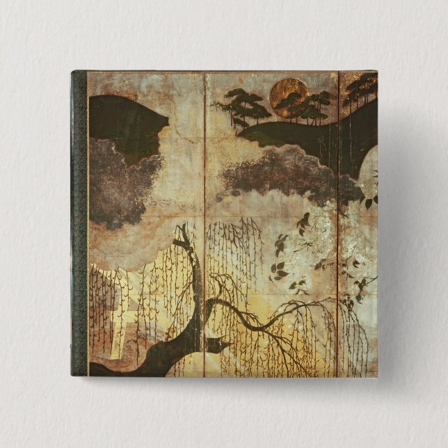 Sunny Landscape 15 Cm Square Badge (Front)