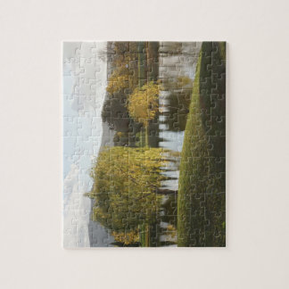 sunny landscape with willows by the water jigsaw puzzle