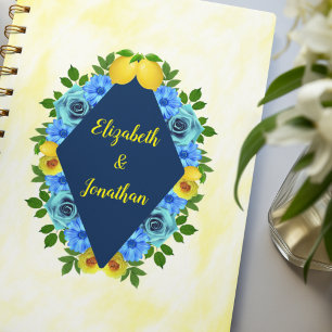 Sunny Lemon Floral Wedding Planner