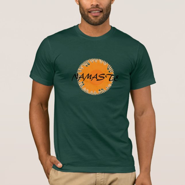 Sunny Namaste - Yoga Tee (Front)