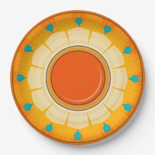 Sunny Navajo Day Paper Plate
