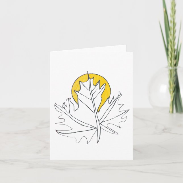 Sunny Oak Card (Front)