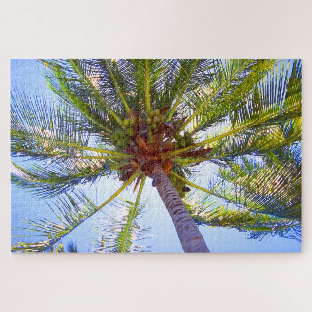 SUNNY PALM 20x30 INCH Jigsaw Puzzle (Horizontal)