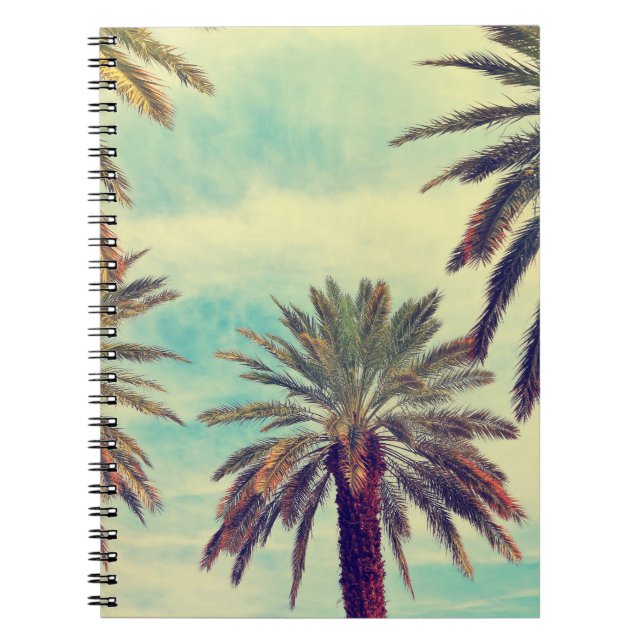 Sunny Palm Plantation: Cultivated Oasis. Notebook (Front)