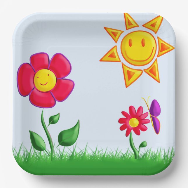 SUnny   Paper Plate (Front)