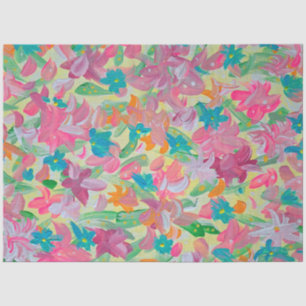 Sunny Pastel Floral Tissue Paper