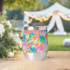 Sunny Pastel Floral Water Bottle
