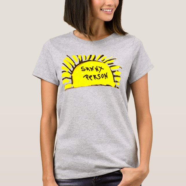 Sunny Person Sun Rays NB Long Sleeve Shirt (Front)