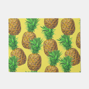 Sunny pineapples doormat