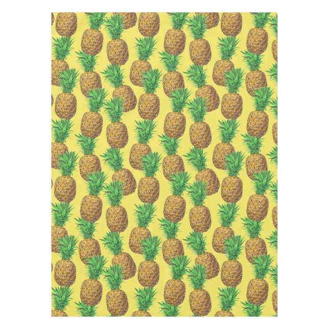 Sunny pineapples tablecloth (Front)