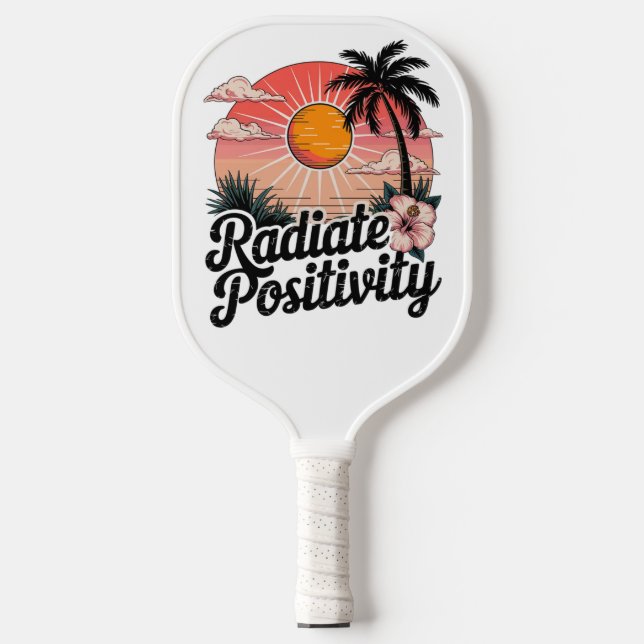 Sunny Positive Scene Pickleball Paddle (Front)