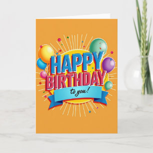 Sunny Ray Birthday Card