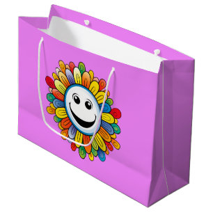 Sunny Ray Flower Large Gift Bag