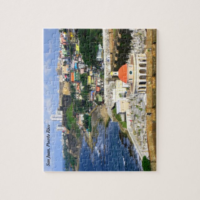 Sunny San Juan Puerto Rico puzzle (Vertical)