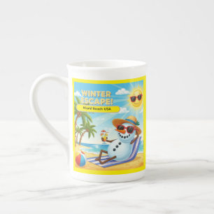 Sunny Sands Resort Bone China Mug