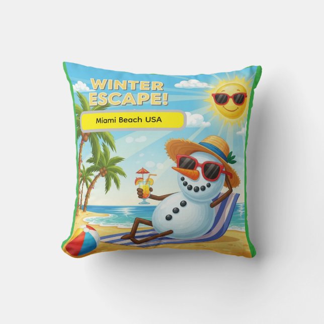 Sunny Sands Resort Cushion (Front)