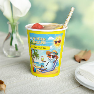 Sunny Sands Resort Paper Cups