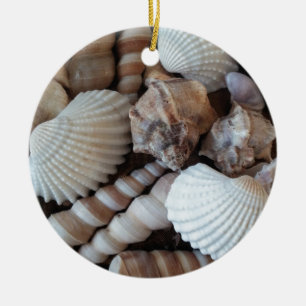 Sunny Seashells Collection Nature Summer Ceramic Tree Decoration
