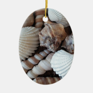 Sunny Seashells Collection Nature Summer Ceramic Tree Decoration