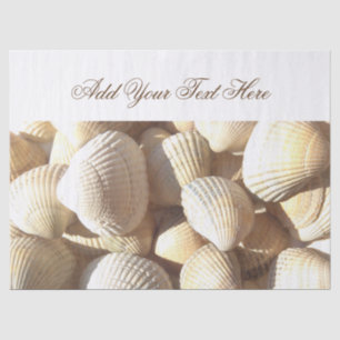 Sunny Seashells Collection, Summer Beach, Tissue Tissue Paper