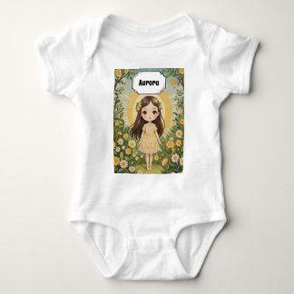 Sunny Serenade Personalised Baby Bodysuit