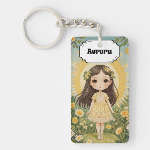 Sunny Serenade Personalised Key Ring