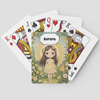 Sunny Serenade Personalized Playing Cards