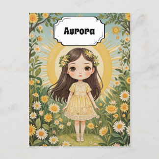 Sunny Serenade Personalized Postcard