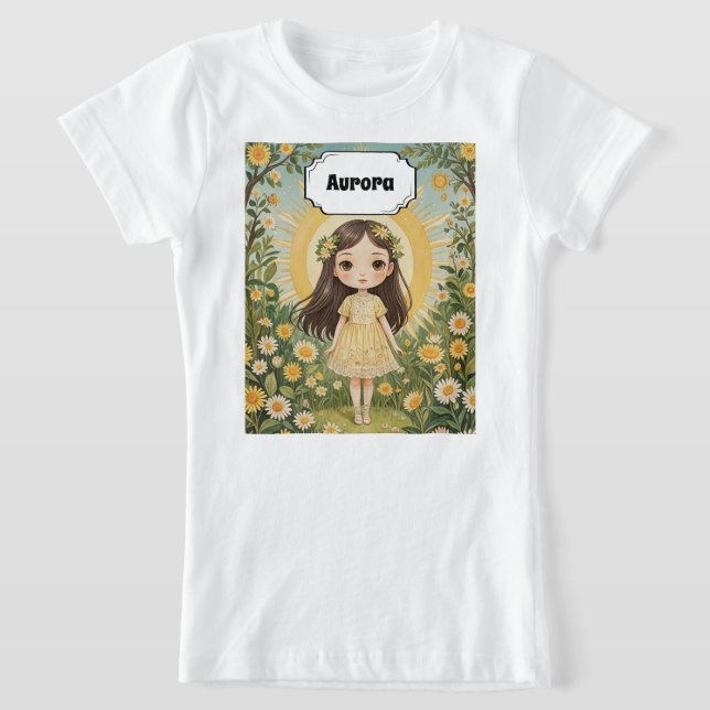 Sunny Serenade Personalized T-Shirt (Laydown)