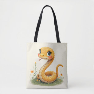 Sunny Serpentine Tote Bag
