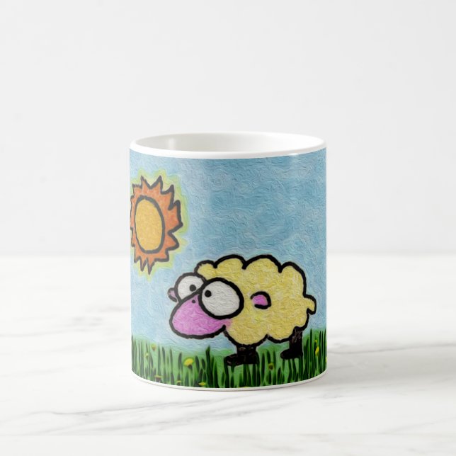 Sunny Sheep Coffee Mug (Center)