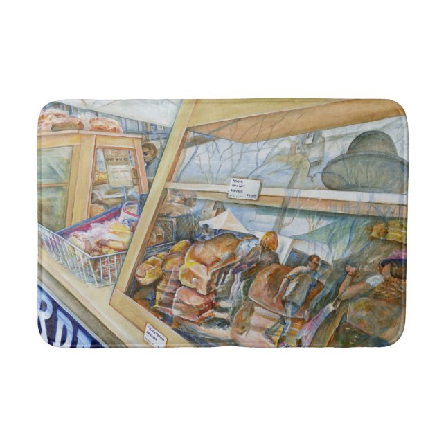 Sunny Side of Insanity Bath Mat (Front)