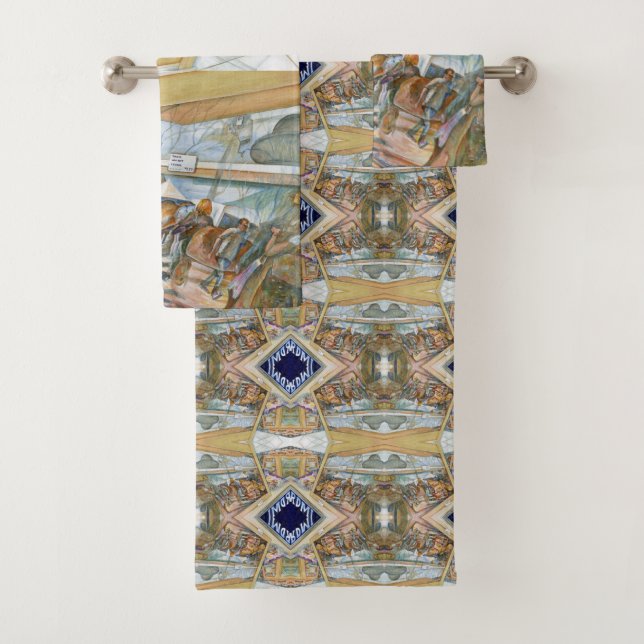 Sunny Side of Insanity Bath Towel Set (Insitu)