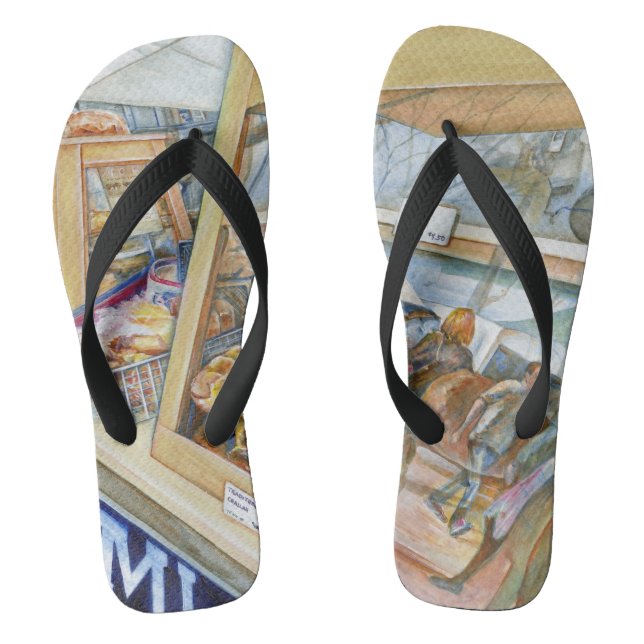 Sunny Side of Insanity Jandals (Footbed)