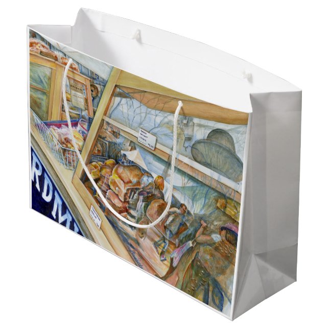 Sunny Side of Insanity Large Gift Bag (Back Angled)