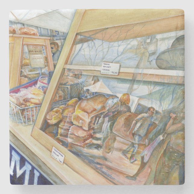 Sunny Side of Insanity Stone Coaster (Front)