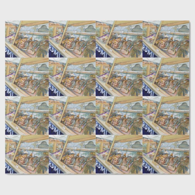 Sunny Side of Insanity Wrapping Paper (Flat)