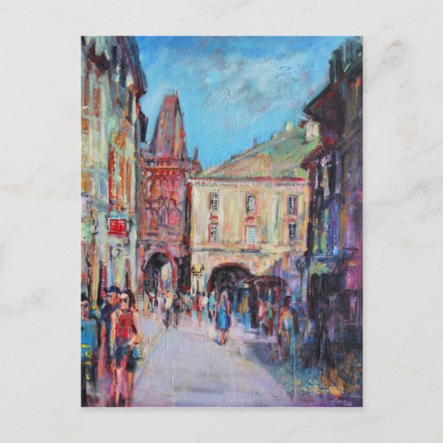 Sunny Side Prague Postcard (Front)