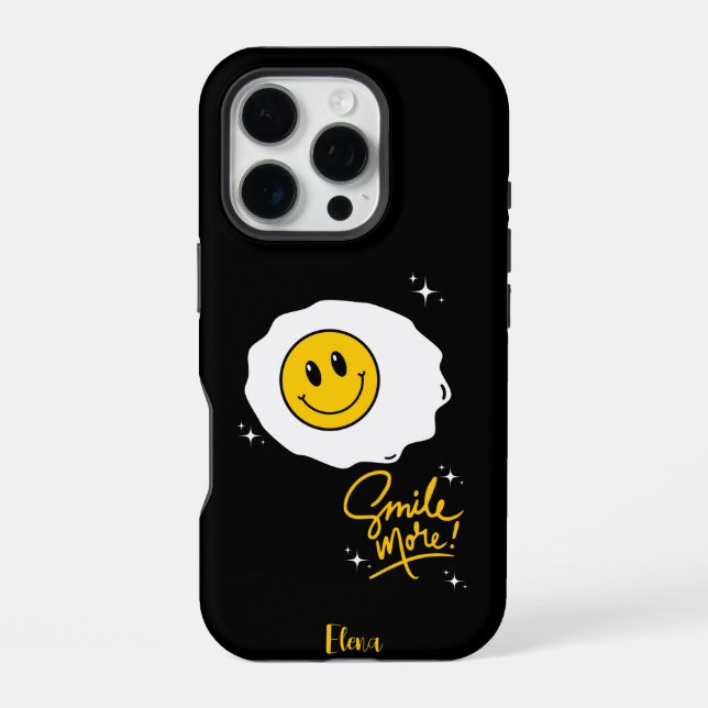 Sunny side smile Customisable iPhone Case (Back)