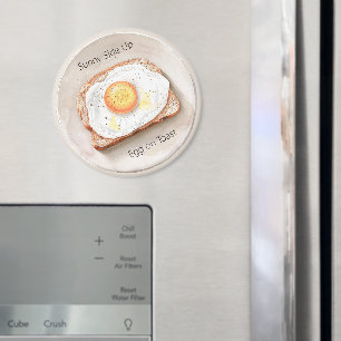 Sunny Side Up Egg on Toast Magnet